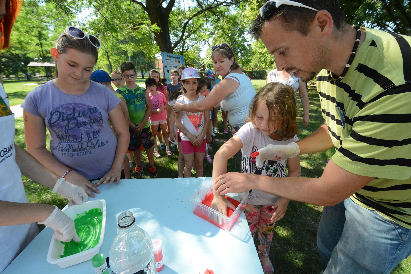 Egészségfejlesztő programok a Napraforgó táborban